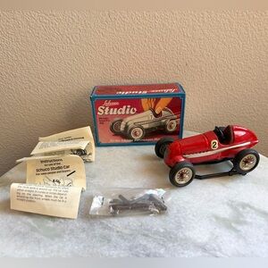 Vintage Schuco Studio 1050 Mercedes Grand Prix 1936 wind-up toy car